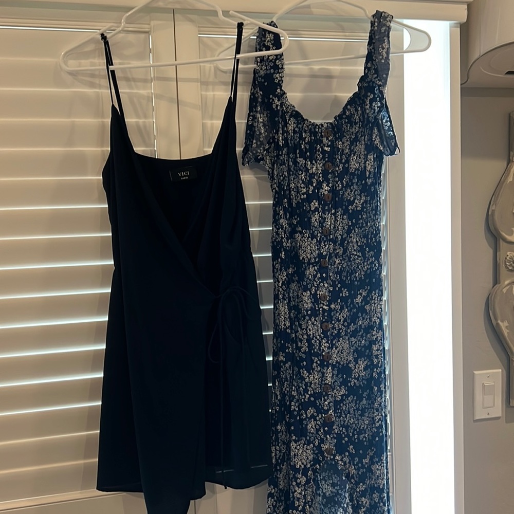 Vici blue dresses size large
